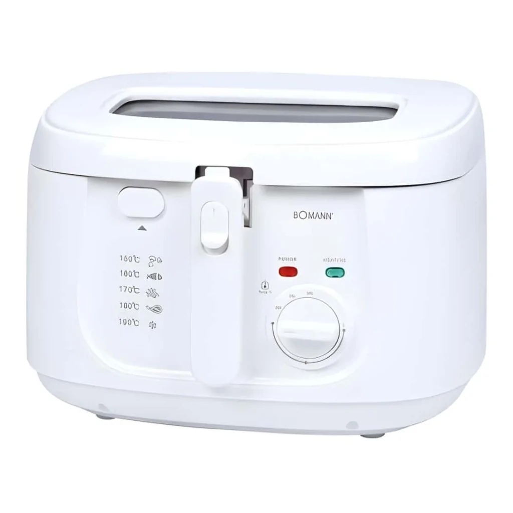 Friggitrice Elettrica FR 6051 CB Bianca 2,5 L BOMANN
