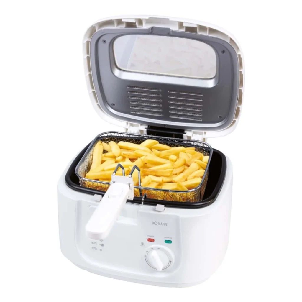 Friggitrice Elettrica FR 6051 CB Bianca 2,5 L BOMANN