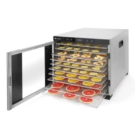 Essiccatore Professionale 10 Vassoi in Acciaio Inox HENDI