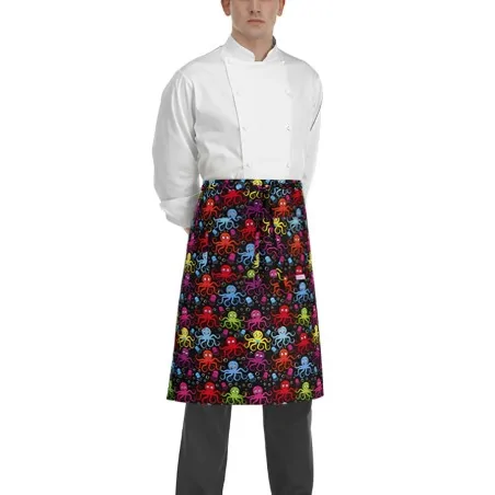 Grembiule Vita Oktopus Nero EGOCHEF