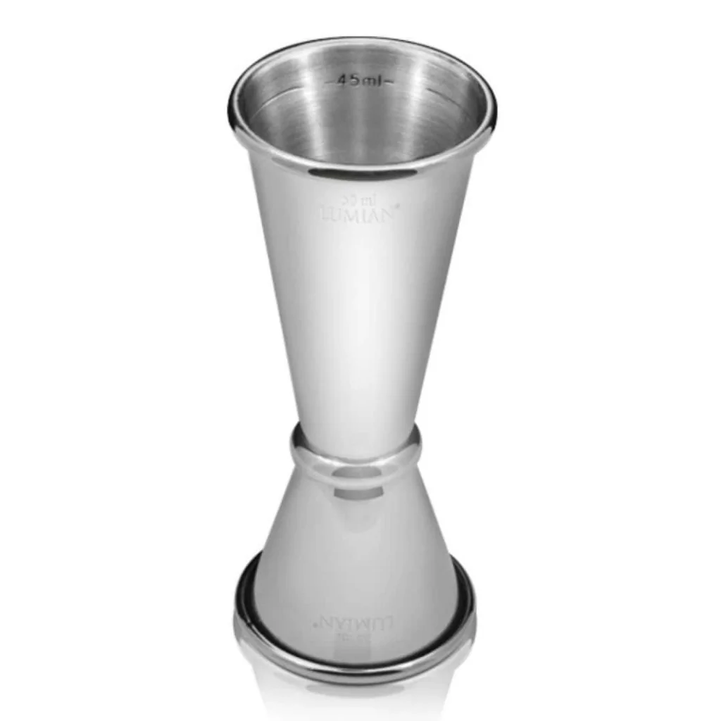 Misurino Doppio Giapponese 25/50 ml in Acciaio Inox LUMIAN