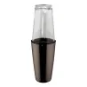 Shaker Boston Nero con Bicchiere in Vetro ILSA
