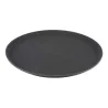 Vassoio Antiscivolo Tondo ø 35,5 cm in Fibra di Vetro Nero ILSA