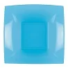 Piatti Fondi Quadrati Nice Turchese 18x18 cm 25 pz GOLD PLAST
