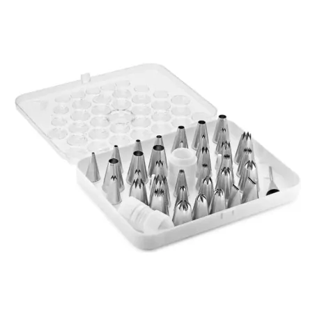 Set 39 Bocchette Grandi Acciaio Inox per Sac à Poche
