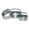 Set 3 Tagliapasta Tondi Lisci in Acciaio Inox ø 6-7-8 cm EVA