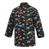Giacca Cuoco Unisex Fantasy Space Nera EGOCHEF