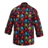 Giacca Cuoco Unisex Fantasy Oktopus Nera EGOCHEF
