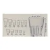 Bicchiere Granity 35 cl Vetro Temperato - 6 Pz ARCOROC