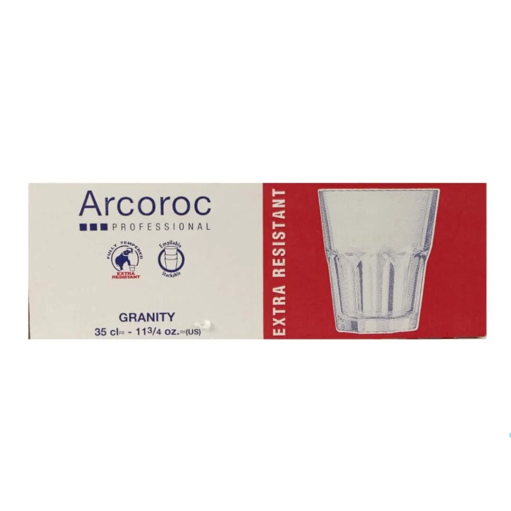 Bicchiere Granity 35 cl Vetro Temperato - 6 Pz ARCOROC