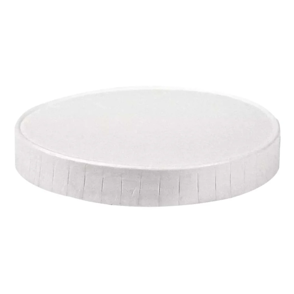 Coperchio Cartoncino per Bicchiere 250 ml 8 oz Bianco 50 pz