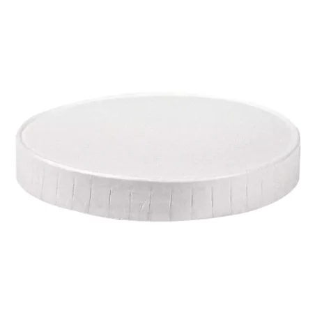Coperchio Cartoncino per Bicchiere 250 ml 8 oz Bianco 50 pz