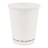 Bicchiere Cartoncino 250 ml 8 oz Bianco 50 pz SIGNORBIO