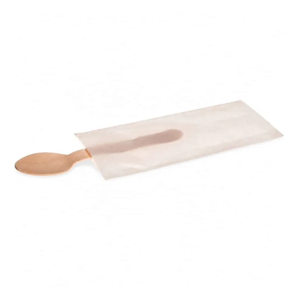 Cucchiaini Caffè Legno Betulla 11 cm Imbustati 500 Pz FLORIDA