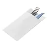 Tovagliolo Pocket Bianco Tinta Unita 50 pz DT