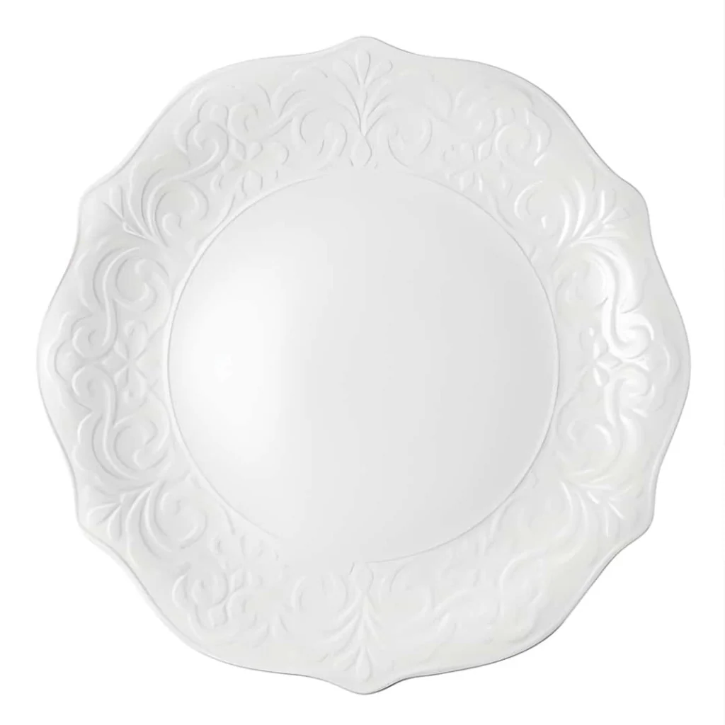Piatto Piano Regina Bianco 32,5 cm 6 pz TABLETOP