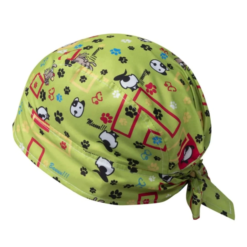 Bandana Cuoco Urano Verde Fantasia Cani e Gatti GIBLORS