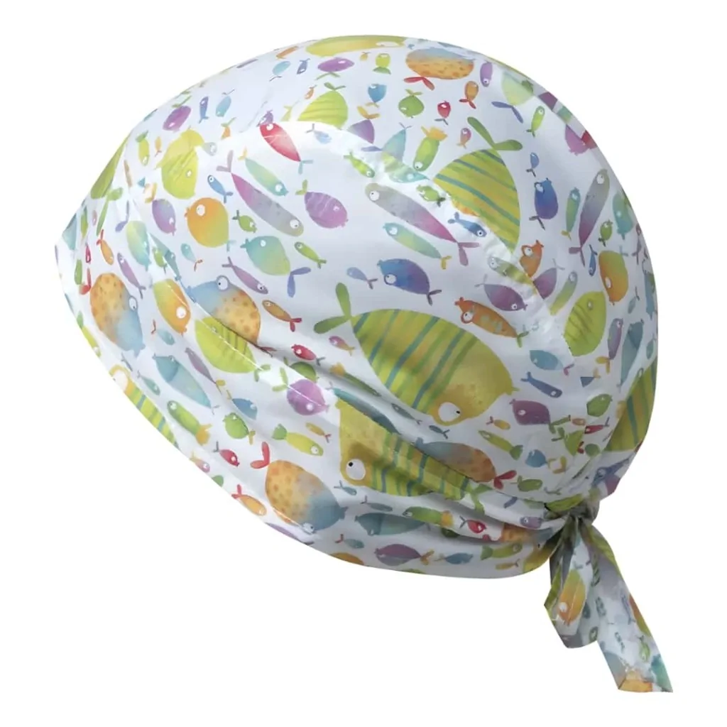 Bandana Cuoco Urano Verde Fantasia Pesci GIBLORS