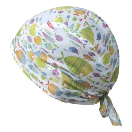 Bandana Cuoco Urano Verde Fantasia Pesci GIBLORS