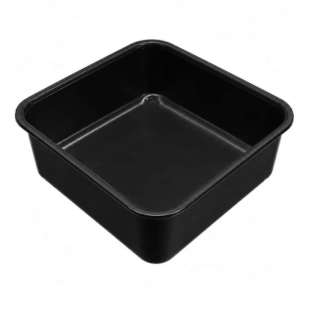 Vassoio Vetrina Gastronomia Metacrilato Nero H 8,5 cm MOBIL