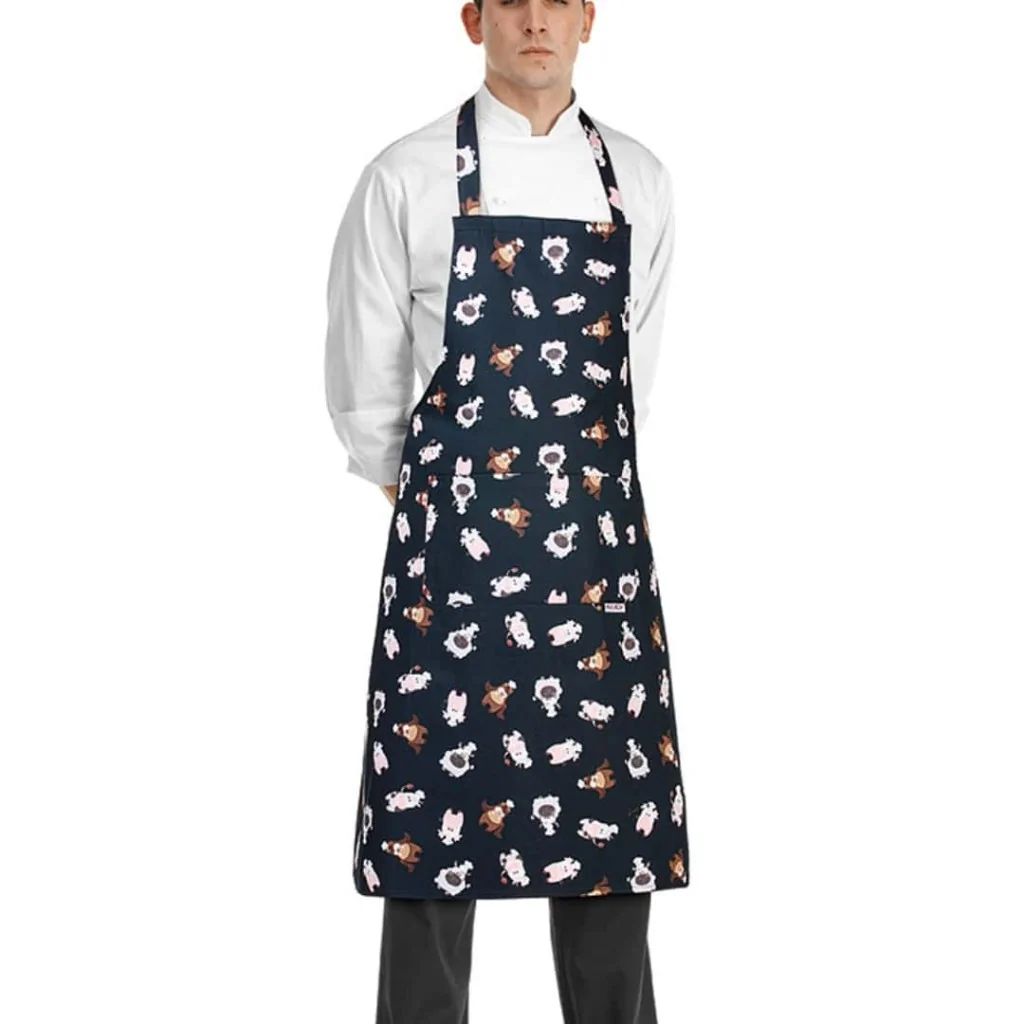 Grembiule Pettorina Bip Apron Puppies Blu EGOCHEF