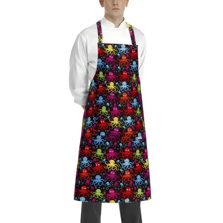 Grembiule Bip Apron Oktopus Nero EGOCHEF