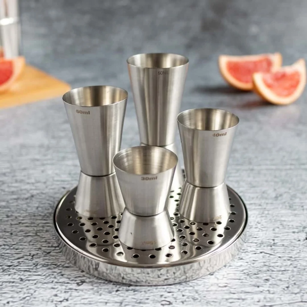 Tappetino Sgocciolatore Tondo Bar Acciaio Inox 15 cm THE BARS