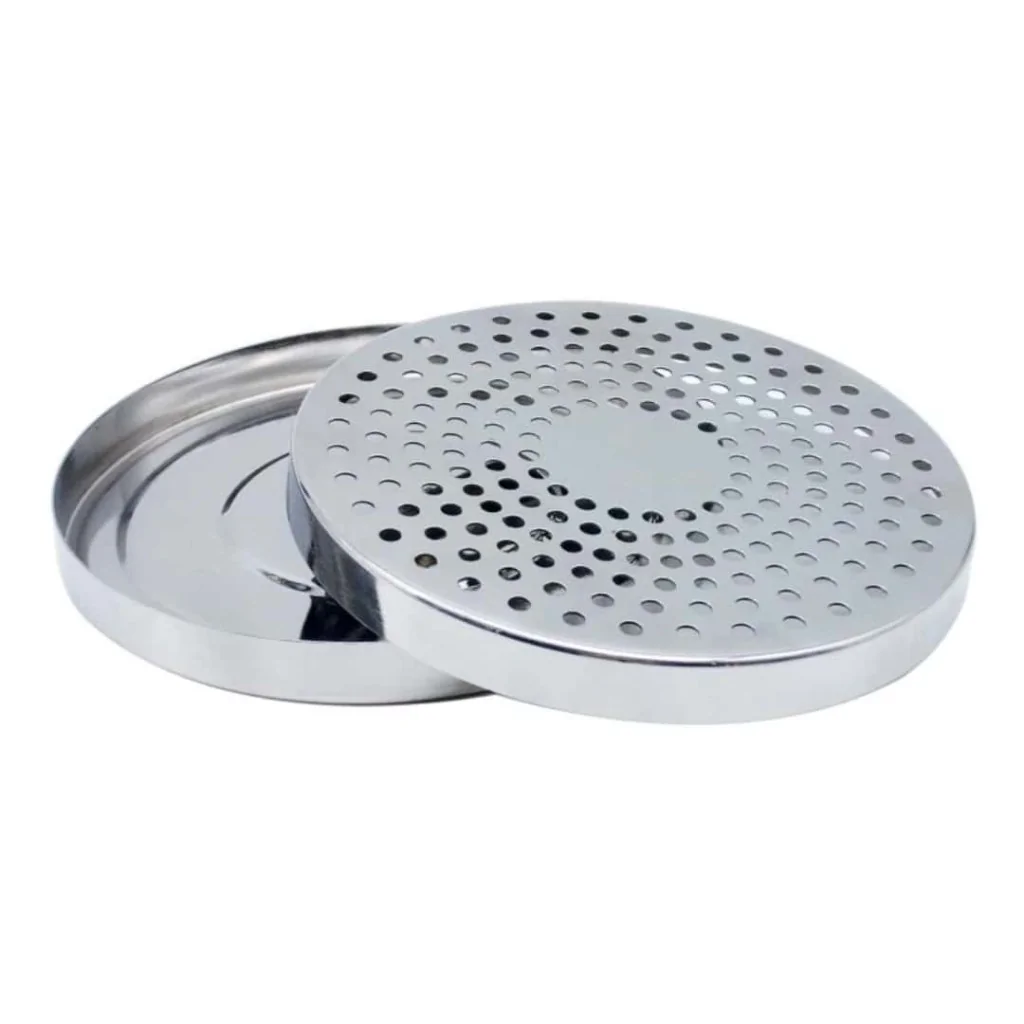 Tappetino Sgocciolatore Tondo Bar Acciaio Inox 15 cm THE BARS