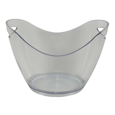 Secchiello Portaghiaccio Ovale Trasparente Acrilico 35x25 cm DT