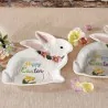 Piatto Decorativo Coniglio Pasqua Ceramica 23 cm ART FROM ITALY