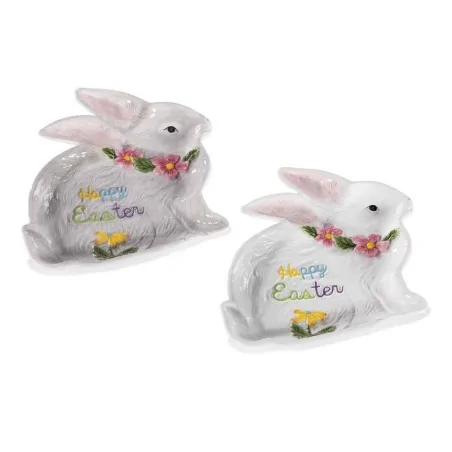 Piatto Decorativo Coniglio Pasqua Ceramica 23 cm ART FROM ITALY