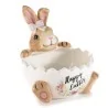 Contenitore Coppetta Coniglio Pasqua Ceramica Happy Easter ART