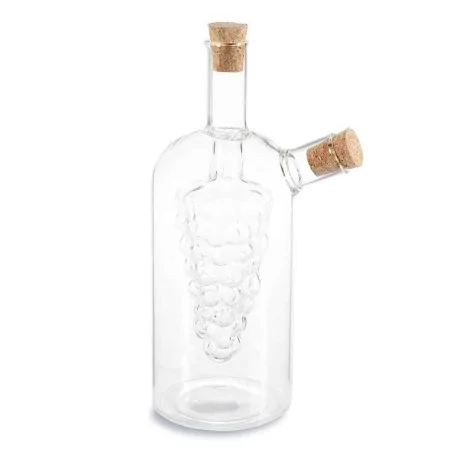 Oliera Acetiera Vetro Olio e Aceto Tappi Sughero 250 ml ART