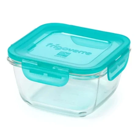 Contenitore Vetro Frigoverre Quadrato Coperchio 14x14 cm