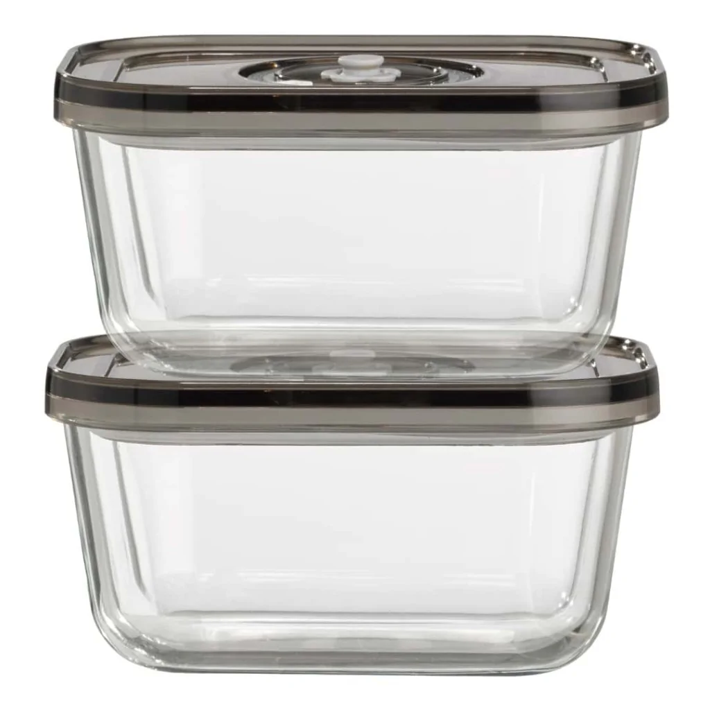 Contenitori Sottovuoto Vetro VacuBoxx Eco-Duo S 2 Pz 500 ml