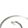 Coperchio Universale in Vetro Bordo Inox 24 cm COMAS