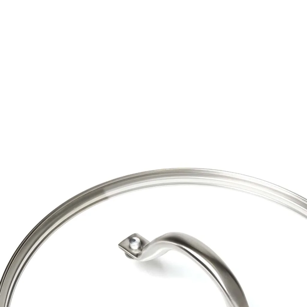 Coperchio Universale in Vetro Bordo Inox 32 cm COMAS