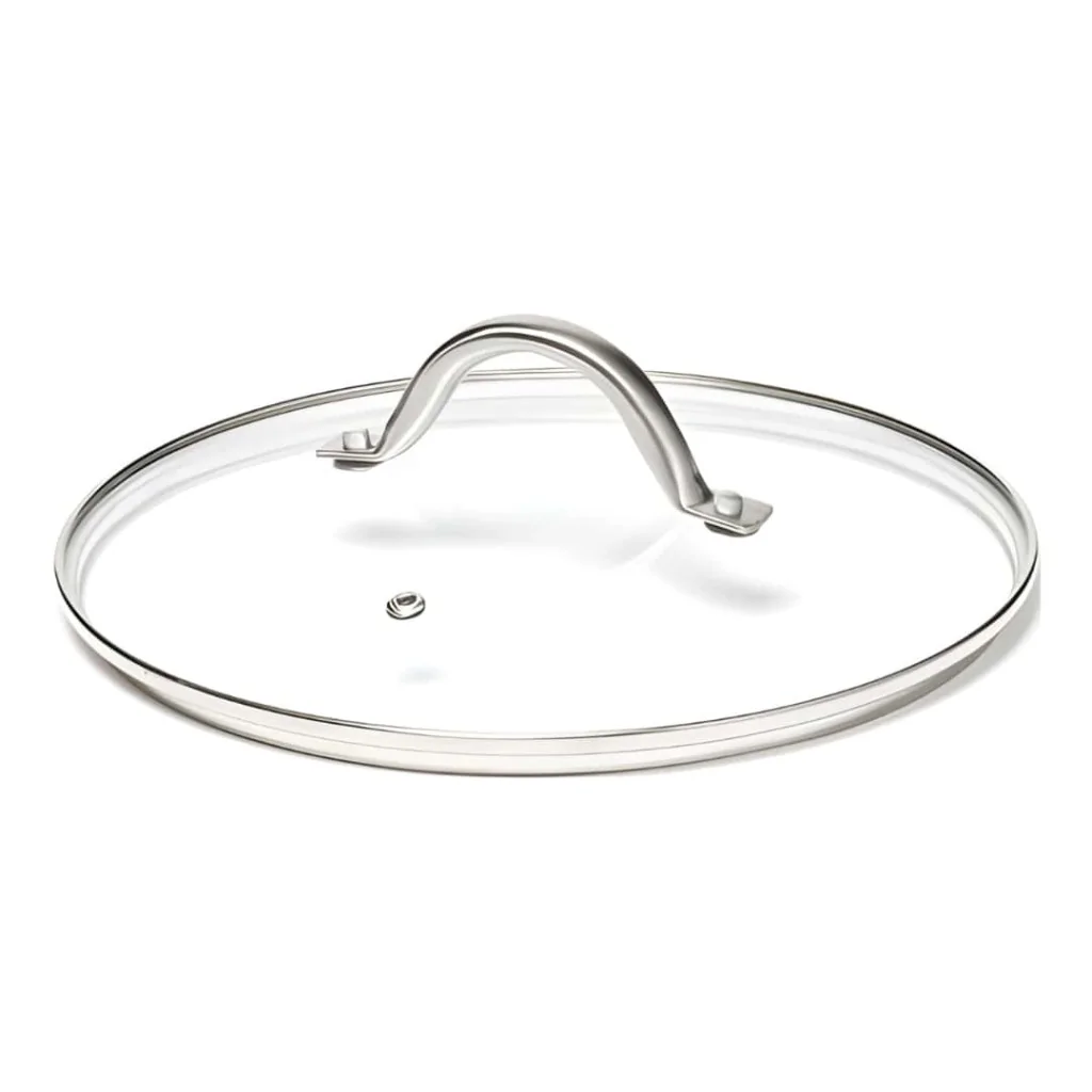 Coperchio Universale in Vetro Bordo Inox 32 cm COMAS