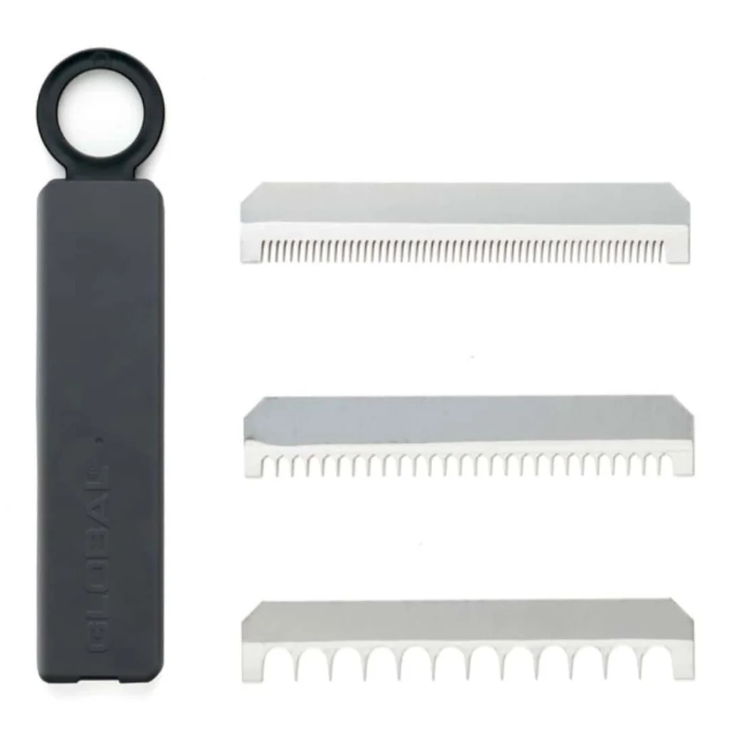 Mandolina Giapponese Regolabile 3 Lame in Acciaio Inox 32,5 cm