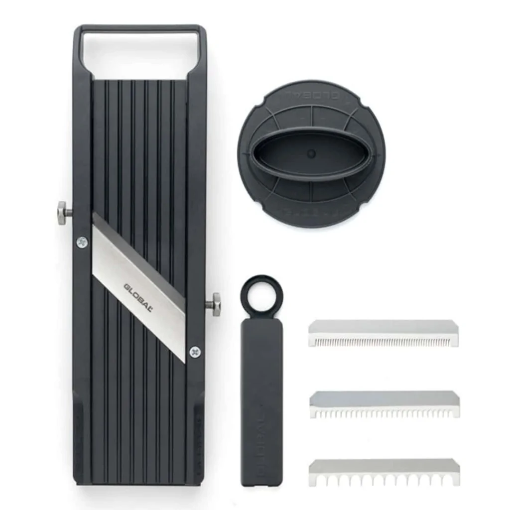 Mandolina Giapponese Regolabile 3 Lame in Acciaio Inox 32,5 cm