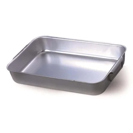 Rostiera Rettangolare in Alluminio a 2 Manici 55x36 cm AGNELLI