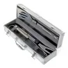 Set Barbecue 3 Pezzi in Acciaio Inox con Valigetta DT
