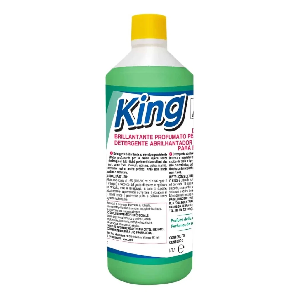 Detergente Pavimenti Brillantante Profumato King 1 L KITER