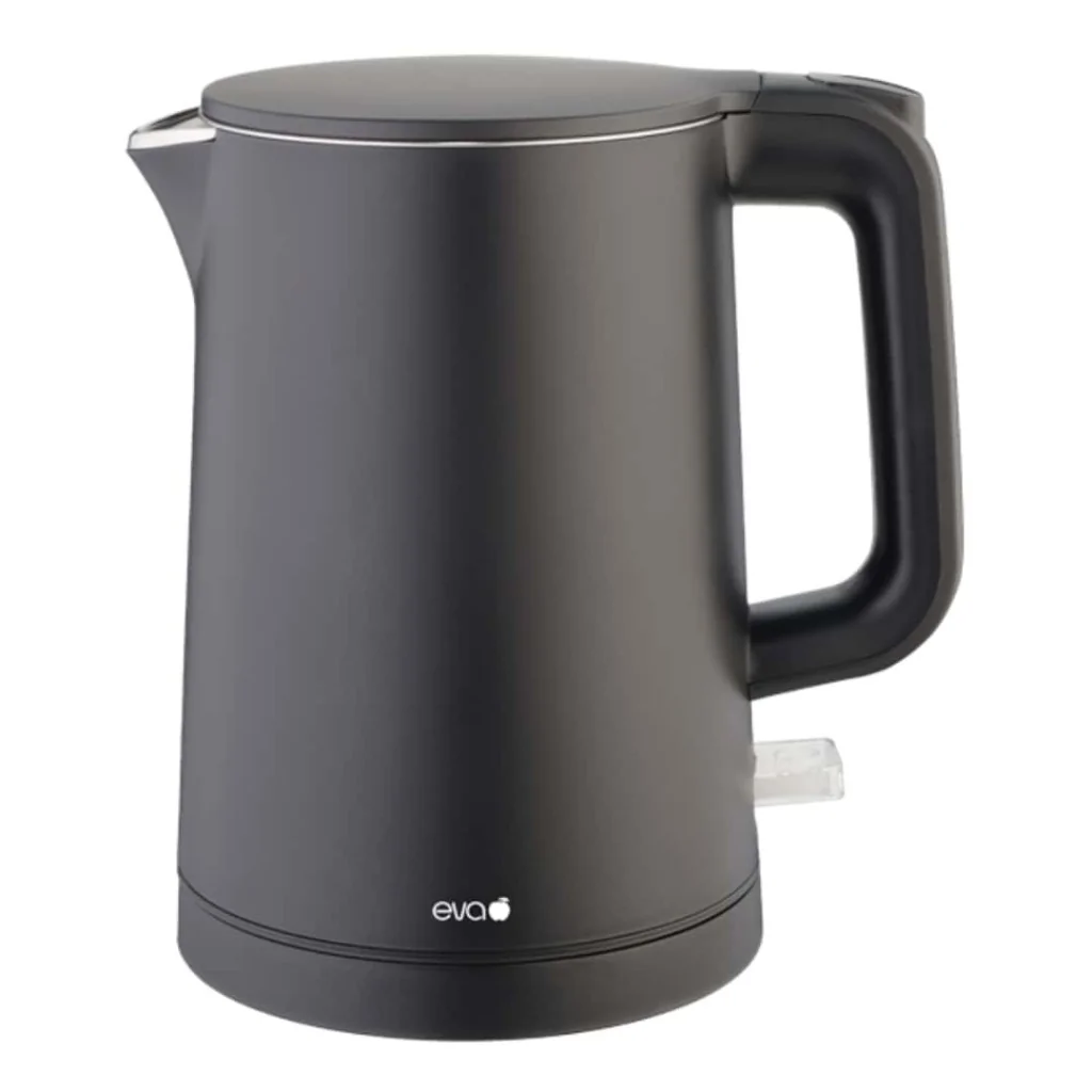 Bollitore Acciaio Inox Nero 0,8 lt 1200 W EVA COLLECTION