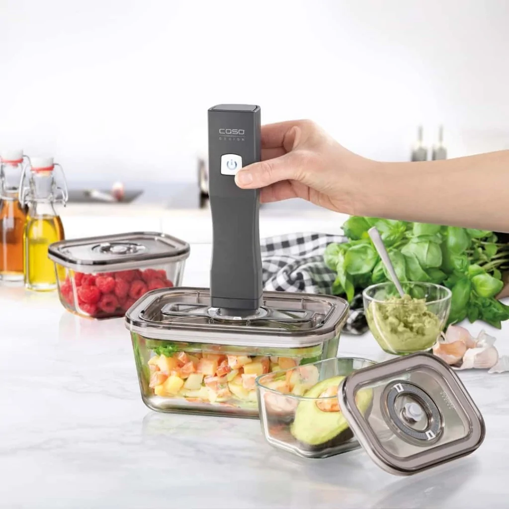 Set Sottovuoto Cordless One Touch Eco VacuBoxx CASO DESIGN