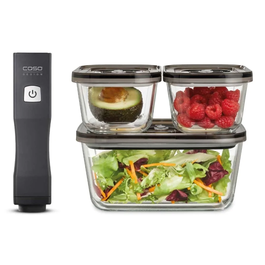 Set Sottovuoto Cordless One Touch Eco VacuBoxx CASO DESIGN