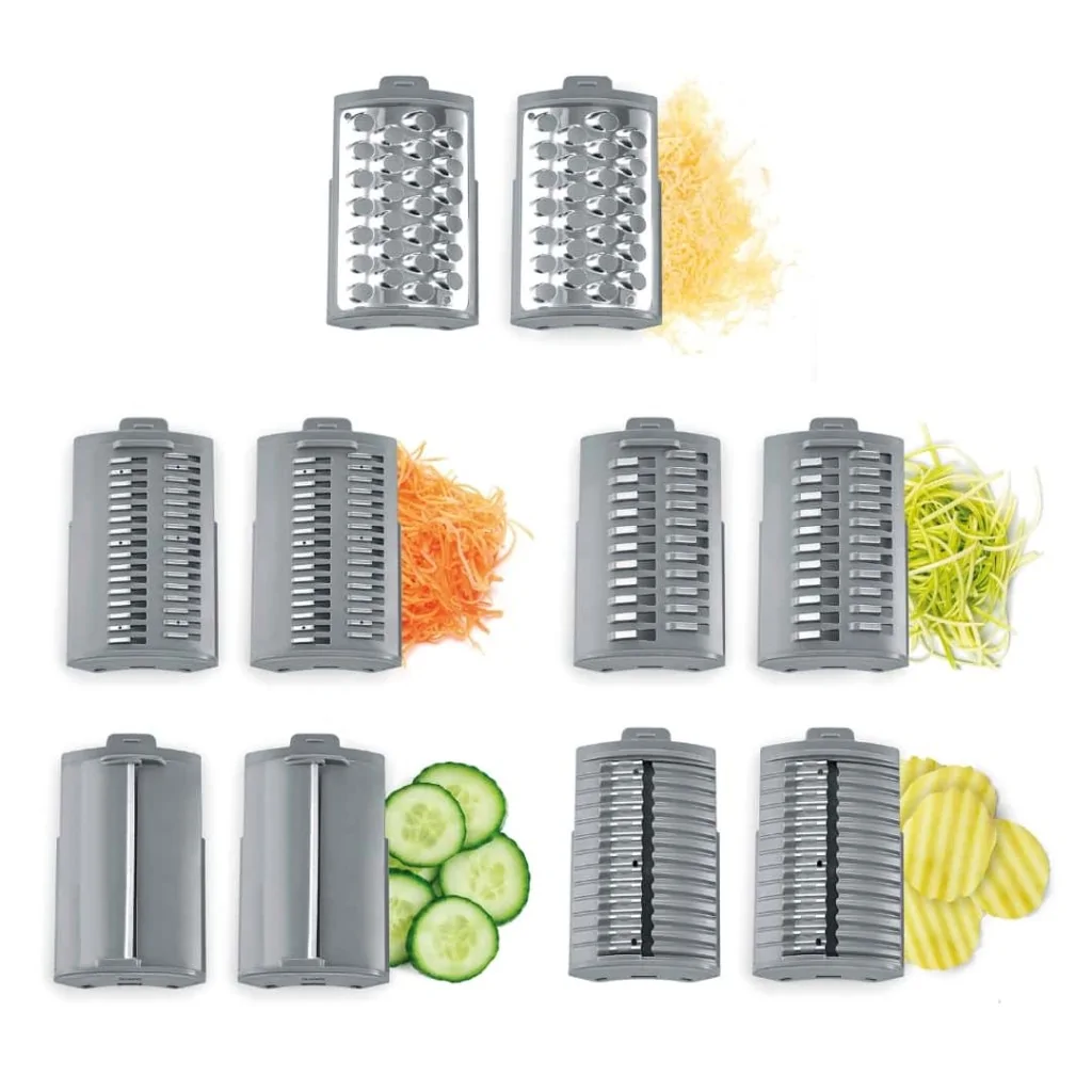 Affettatrice Grattugia Multislicer 5 in 1 80 W CASO DESIGN