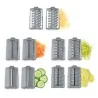 Affettatrice Grattugia Multislicer 5 in 1 80 W CASO DESIGN