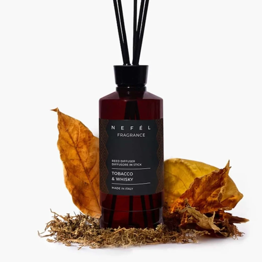 Diffusore Bastoncini Nefél Tobacco & Whisky 480 ml INTERCHEM