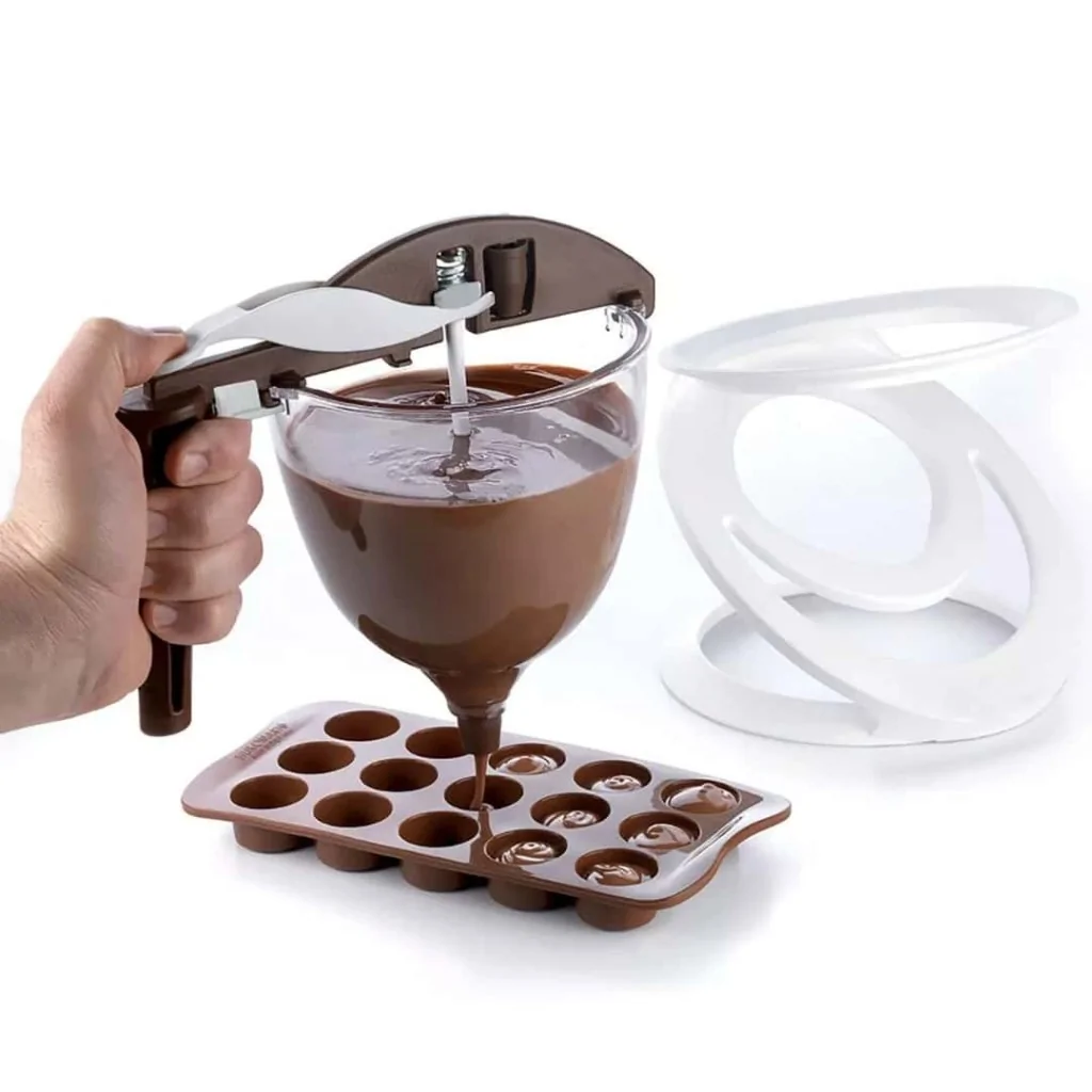 Imbuto Dosatore Funnel Choc Tritan 1 L 3 Puntali SILIKOMART